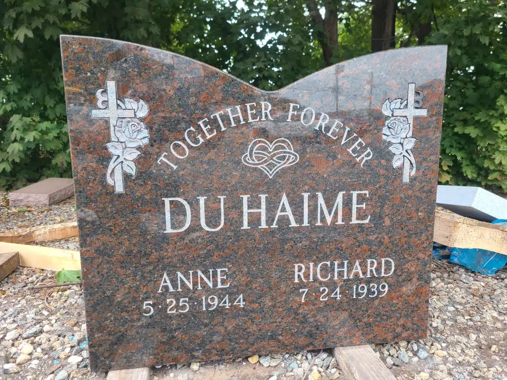 Granite headstone hand-carved by Headstone & Graves Depot — image 2